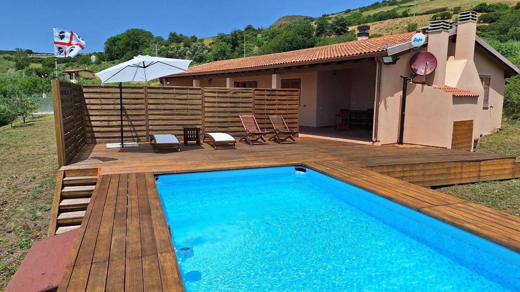 Villa Marci Con Piscina Privata A Nulvi Zimmer foto